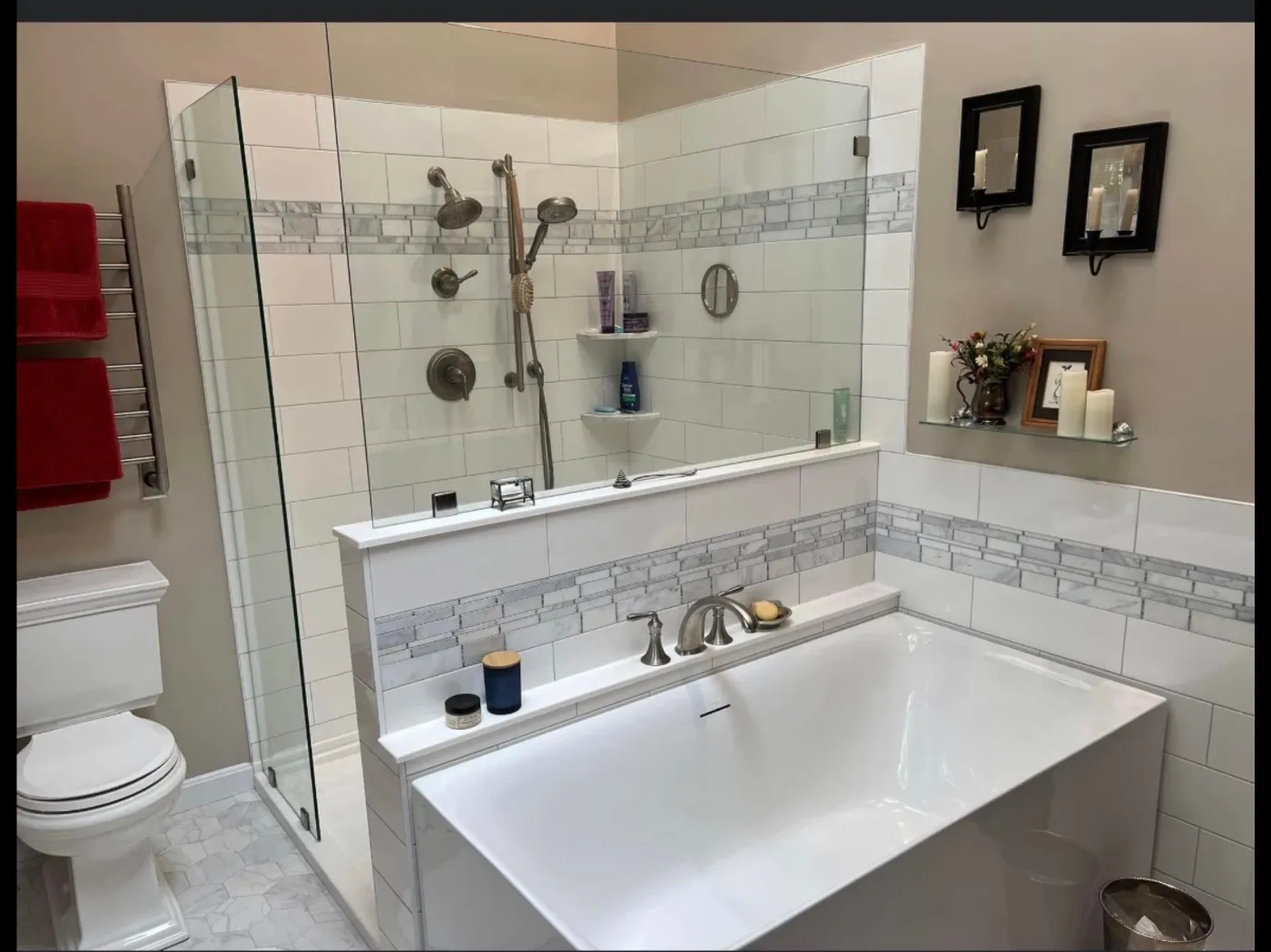 Bathroom Remodel Tile Marshfield MA After