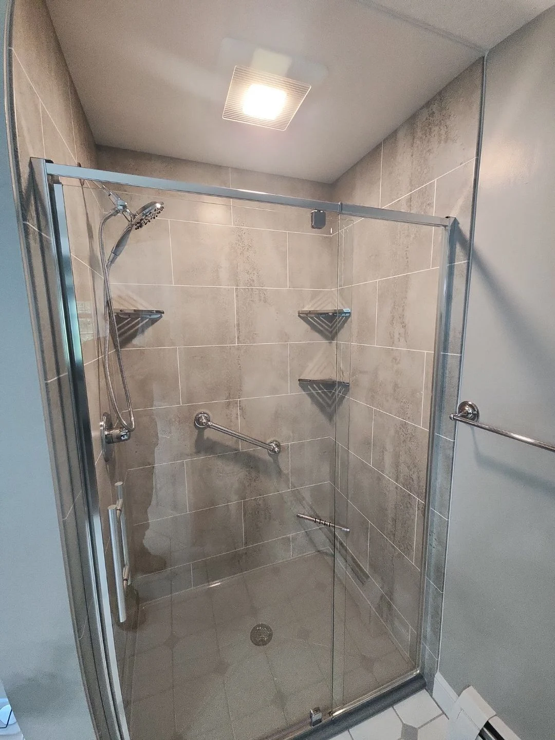 Carbon Ash Roman Block Bci Elite Shower Walls Onyx Shower Base