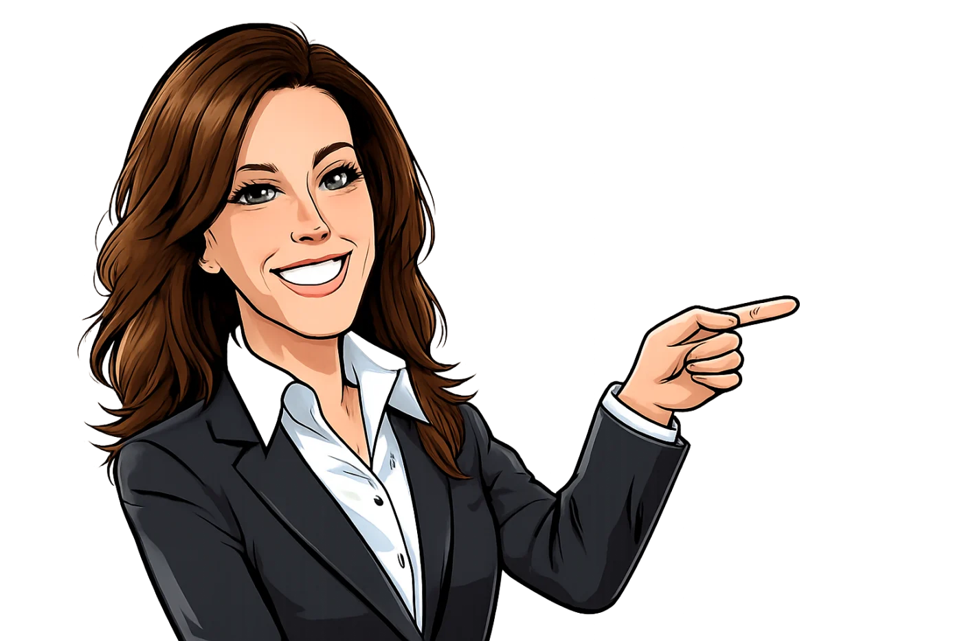 Jennifer Bylo caricature